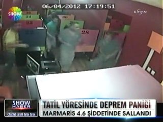 Marmaris 4.6 şiddetinde sallandı - 05 haziran 2012