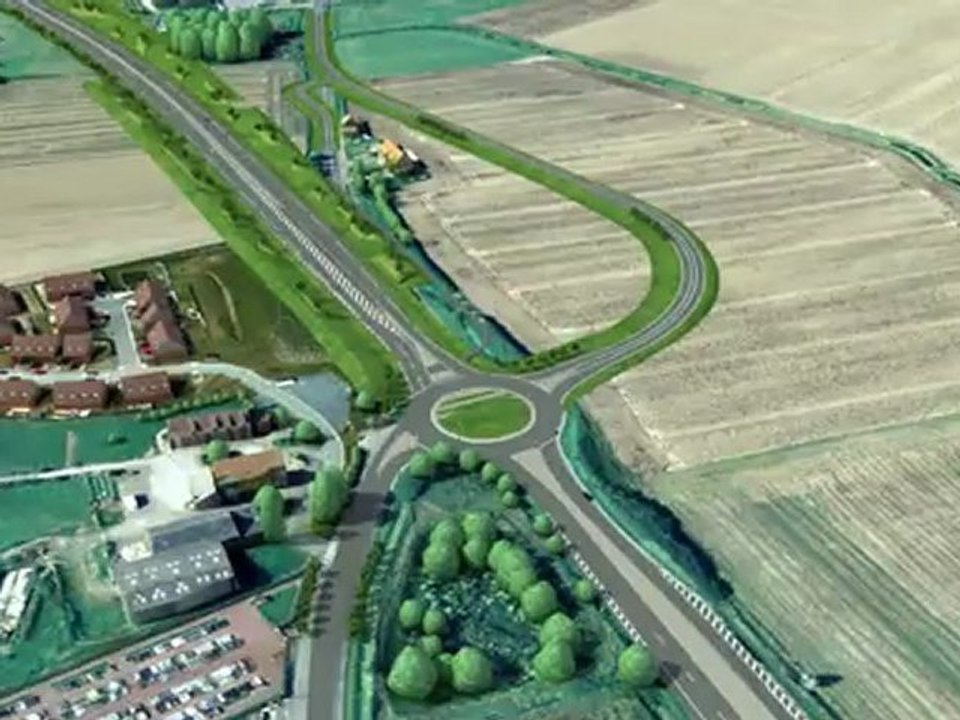 contournement Borre-Pradelles vu d'en haut