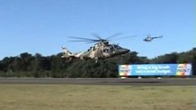 SAAF Agusta A109 LUH Helicopter Aerial Display