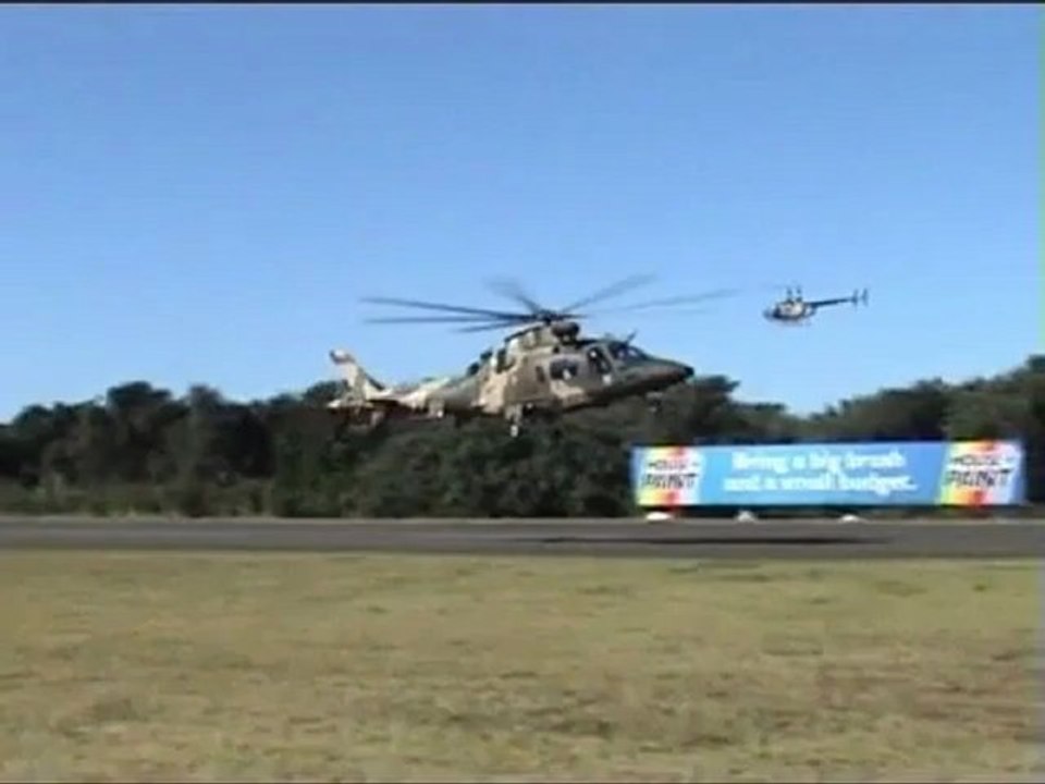 SAAF Agusta A109 LUH Helicopter Aerial Display