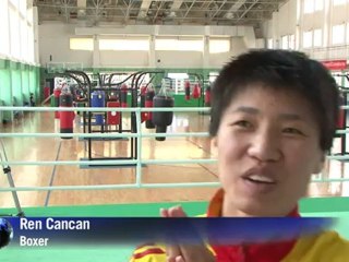 China's top female boxer heads for Olympics