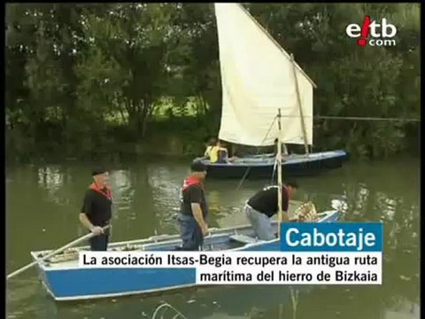 Itsas-Bidea recupera la ruta del hierro de Vizcaya