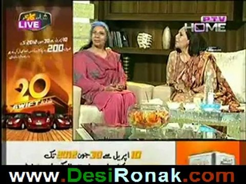 Morning with Juggun on PTV - 6th June 2012 - Pakistani Show