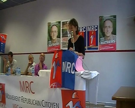 Jacqueline Durando soutient les candidats MRC aux légilastives 2012 de Marseille