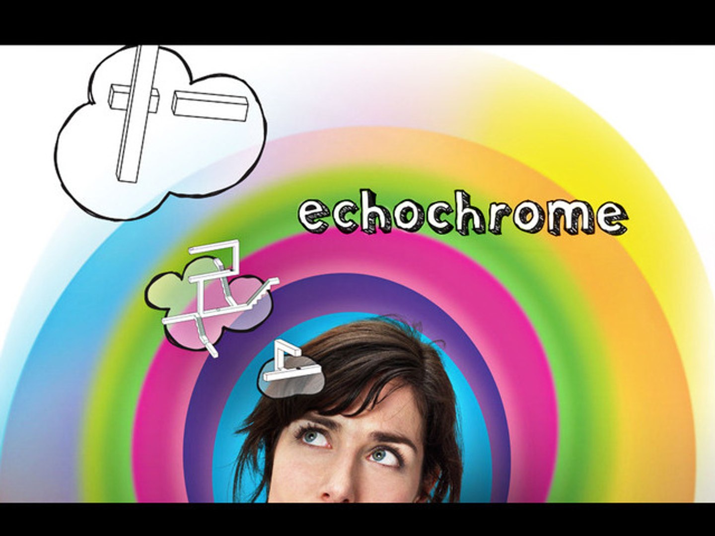 Jeu Vidéo PSP Echochrome - Version Française, Pour PlayStation Portable (occasion, Bon état, Boîtier Et Notice Inclus)