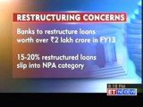 Banks to restructure loans worth over Rs 2L cr in FY13