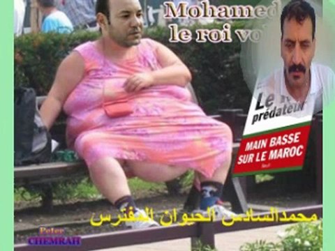 Peter CHEMRAH says: Mohamed6 degage toi voleur, imbicile, dictateur...