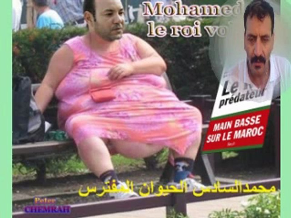 Peter CHEMRAH says: Mohamed6 degage toi voleur, imbicile, dictateur...