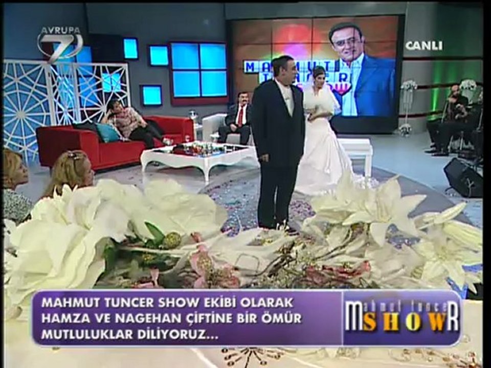 27 MAYIS 2012 NAGEHAN BOSUT HAMZA ÇİFCİBAŞI NİKAH MERASİMİ MAHMUT TUNCER SHOW
