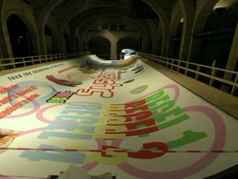 construction de la rampe de Michel Majerus If you are dead so it is au CAPC