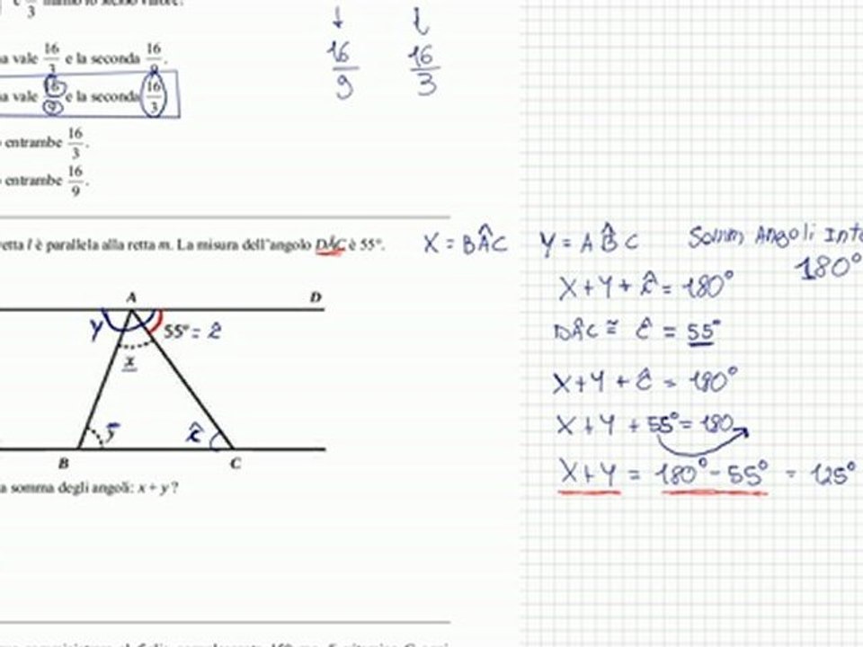 INVALSI 2008 terza media matematica soluzioni quesiti c1 c2 c3