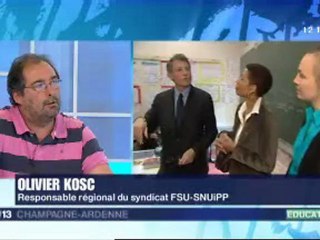 Olivier Kosc - Responsable régional du FSU-SNUiPP