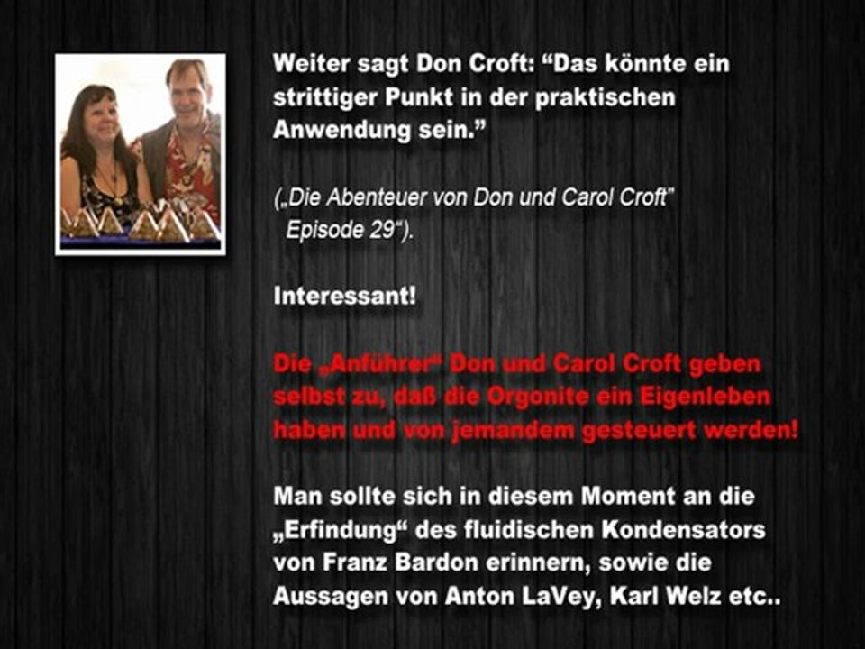 Orgonit Segen oder Fluch? Teil 08 von 11