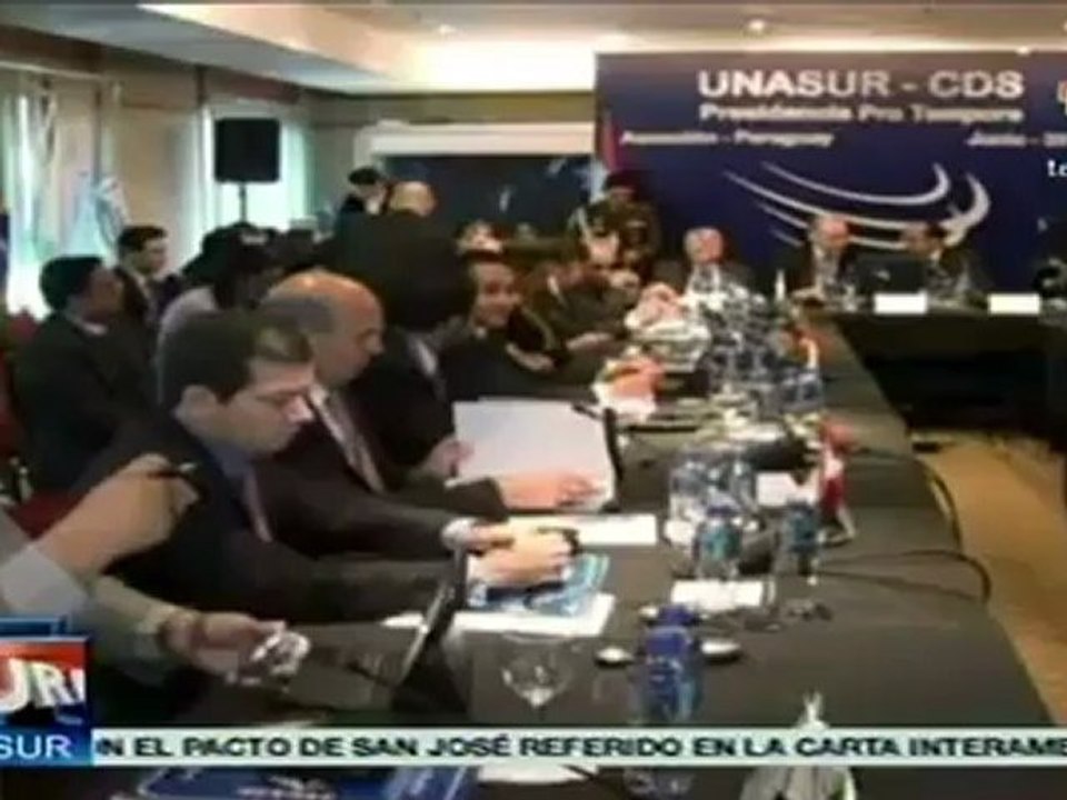 Ministros de defensa de Unasur se reúnen en Asunción