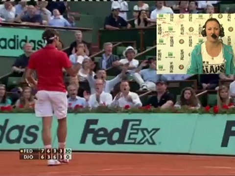 Mercredi 6 juin 2012 - Federer vs Djokovic - Florie