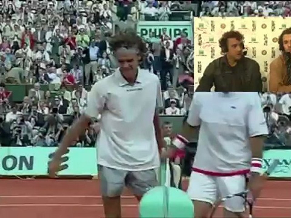 Mercredi 6 juin 2012 - Kuerten vs Corretja - Aurélien & Alexis