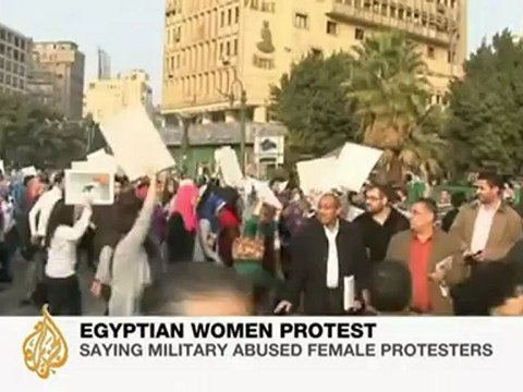 Egyptian women march against military rule