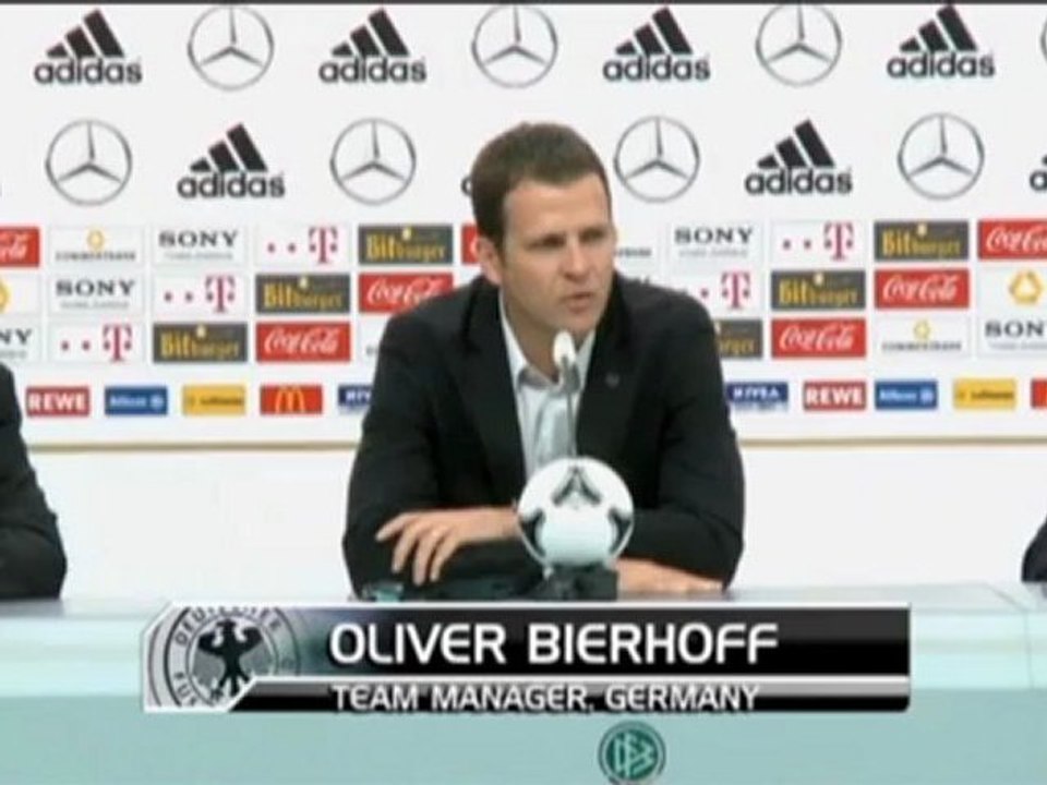 Bierhoff: 'Kampf um die Stammplätze'