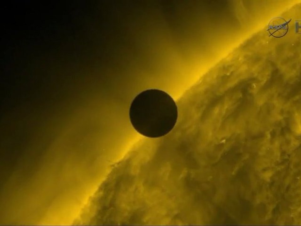 Venus Transit from HD Satellite Footage