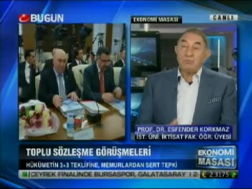 İşsizlik Rakamları - Bugün TV - Ekonomi Masası