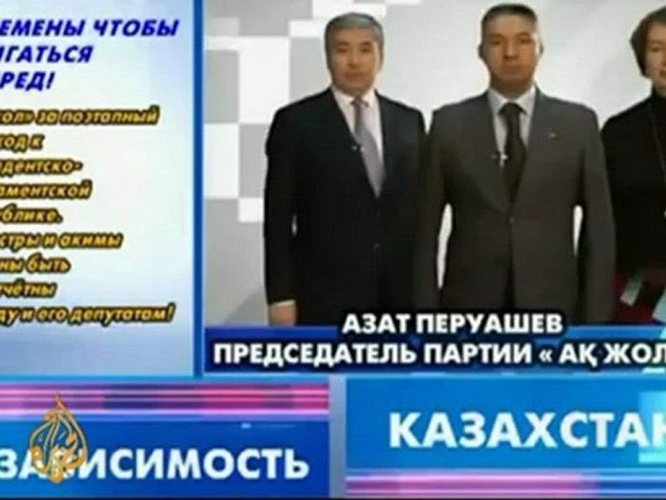 Low-key run-up to Kazakhstan polls