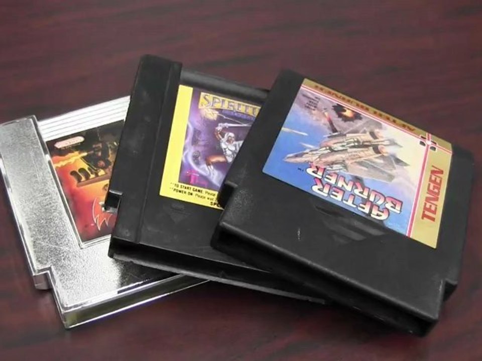 CGRundertow UNLICENSED NES GAME CARTRIDGES Video Game Packaging Review