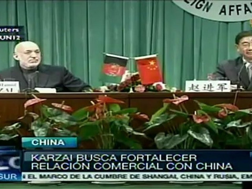 Afganistán y China firmarán acuerdo