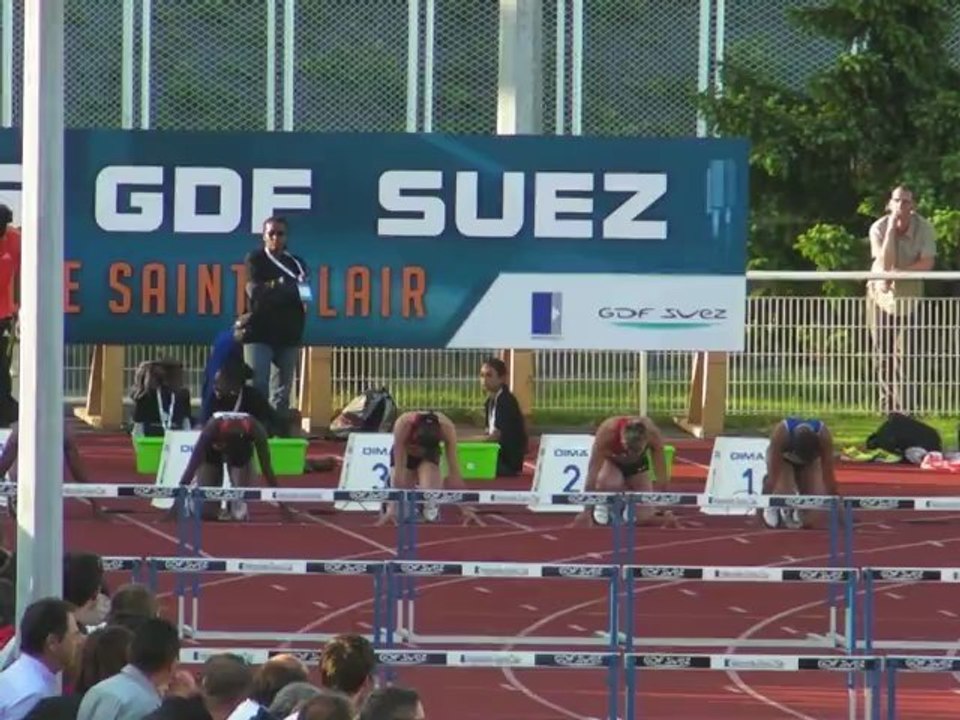 Meeting hérouville 2012 - 100m  Haies Femme