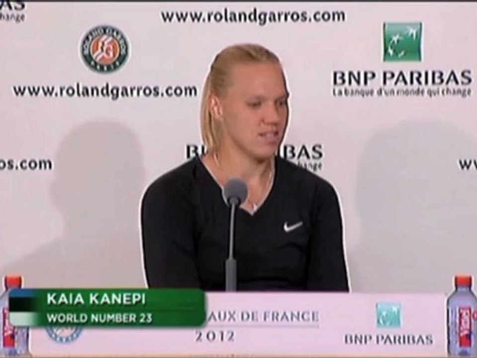 French open: kanepi: "habe es genossen"