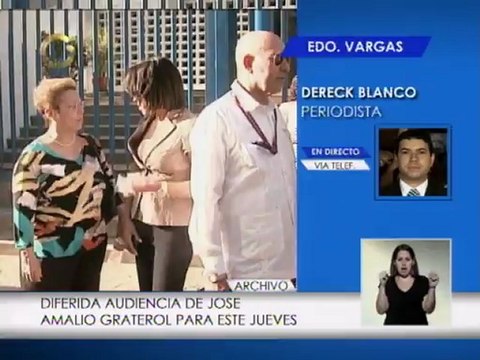 Suspendida por segunda vez audiencia del abogado Graterol