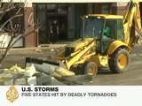 Tornadoes wreak havoc across US midwest