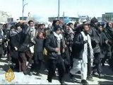 NATO removes advisers from Kabul following protests