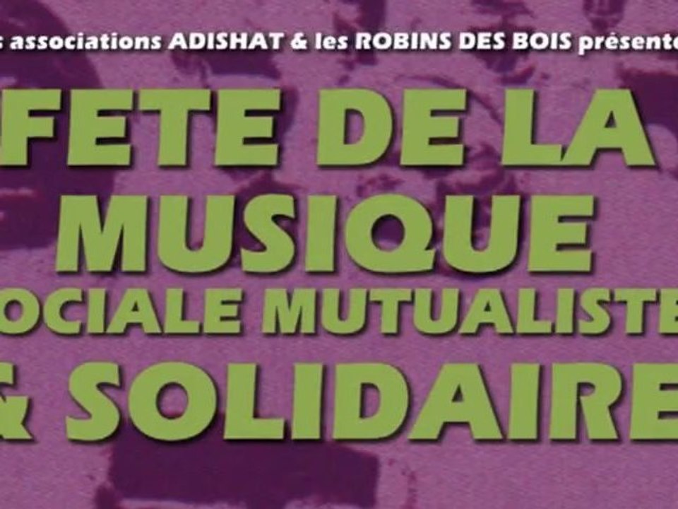 Bande annonce Fête de la musique 2012