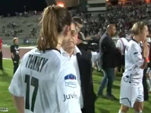 Juvisy-Lyon: Réaction après le match (Foot Féminin D1)