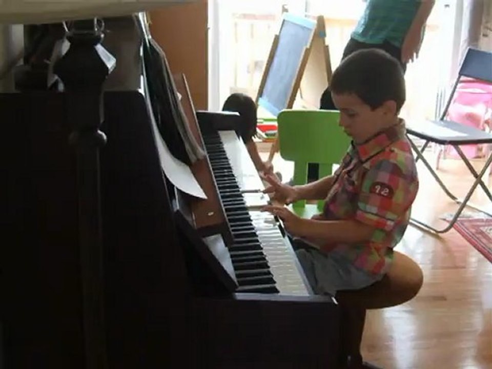 Le morceau de piano de Xavier
