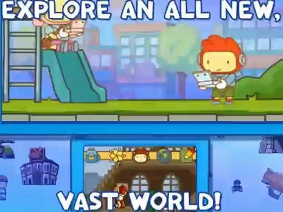 Nintendo 3DS - Warner Bros - Scribblenauts Unlimited E3 Trailer