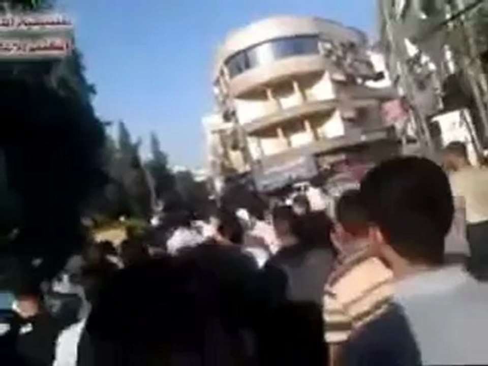 Syria فري برس ريف دمشق  المليحة  تشييع الشهيدة وفاء 4 6 2012 ج1 Damascus