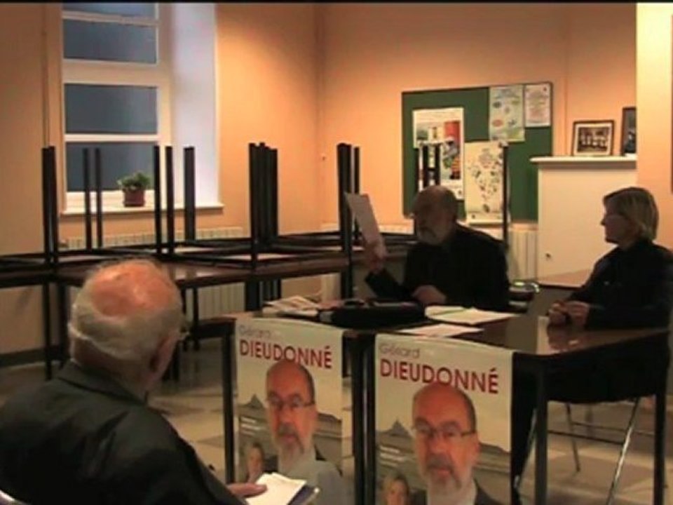 législatives 2012 : réunion publique de Gérard Dieudonné (DVG) - Avranches (50) - mercredi 6 juin 2012