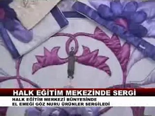 Zile halk eğitim merkezinde sergi