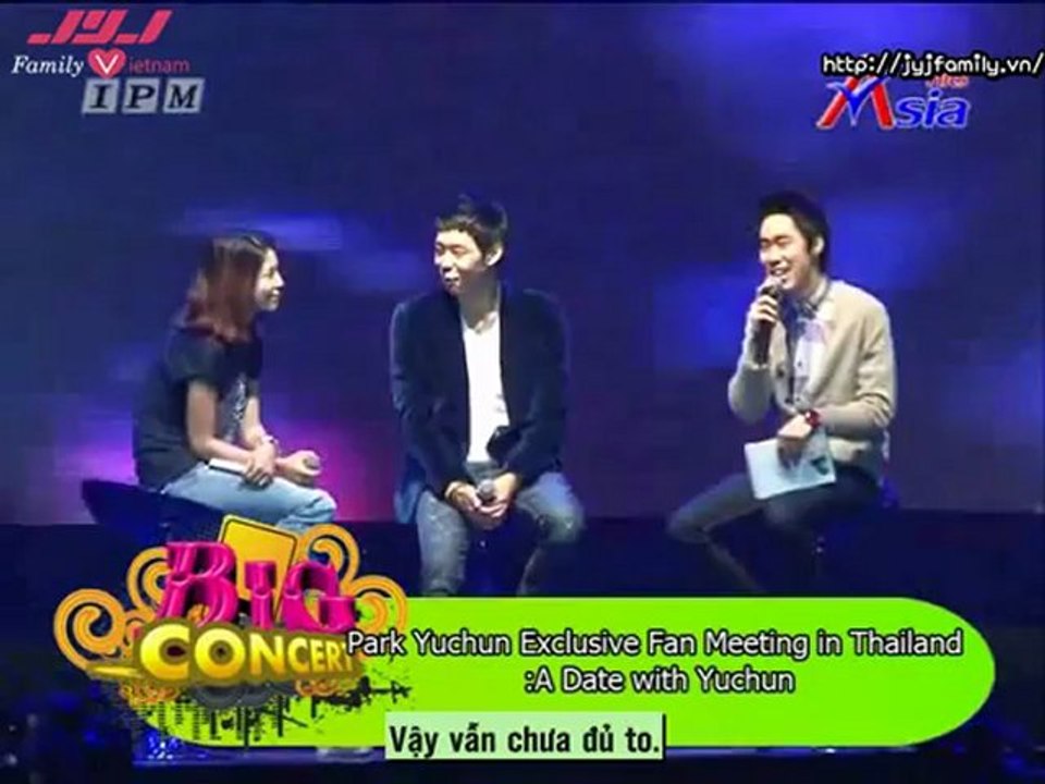 [JYJFamilyVN's Vietsub] Fanmeeting A Date With Yuchun in Thailand