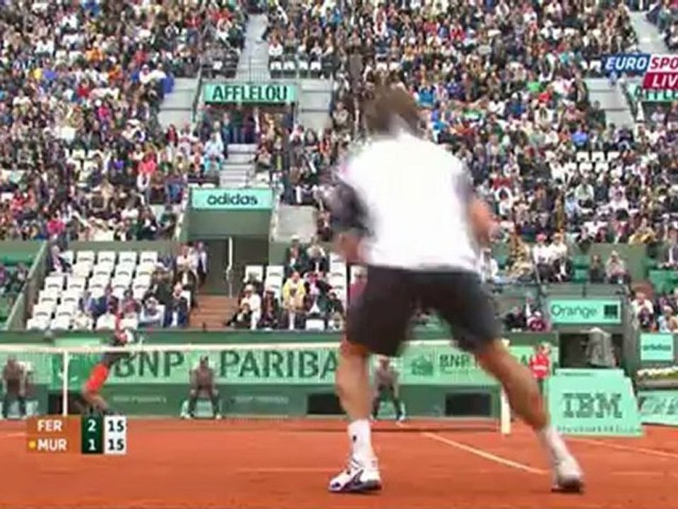 Tennis. 2012.06.06. Roland Garros 2012. Quarterfinal. David Ferrer - Andy Murray 111