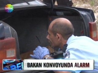Adalet Bakanı'nın konvoyunda alarm - 06 haziran 2012