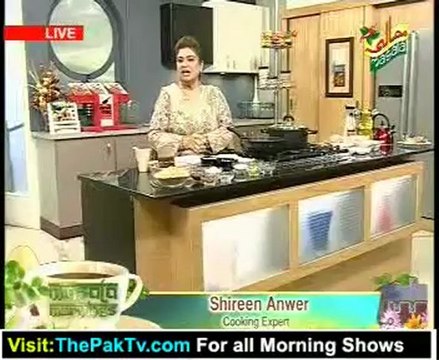 Masala Mornings with Shireen Anwar - 7th June 2012 PArt 1