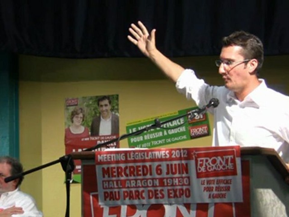 Intervention d'Olivier Dartigolles - Meeting législatives 2012 - Pau 6 juin 2012
