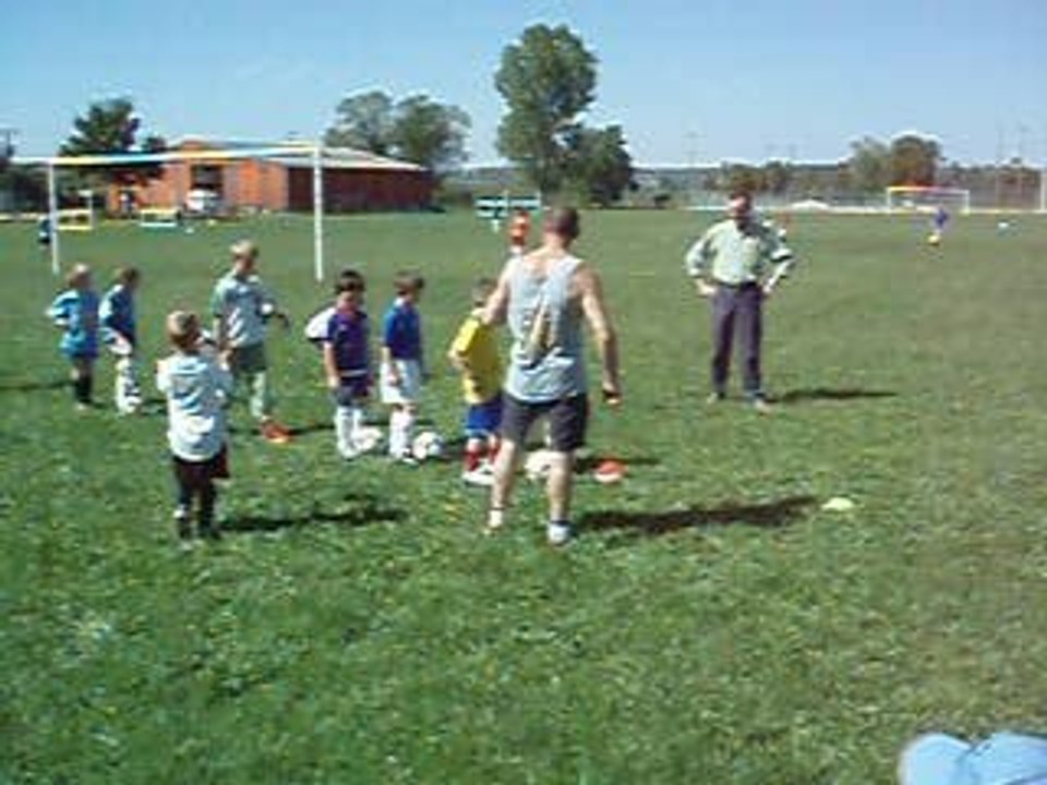 1er entrainement foot de Thomas