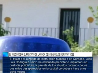 El juez ordena el precinto de la finca de los abuelos de Ruth y José