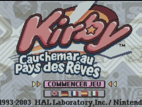 Direct-Live : Kirby Cauchemar au Pays des Rêves (GBA)
