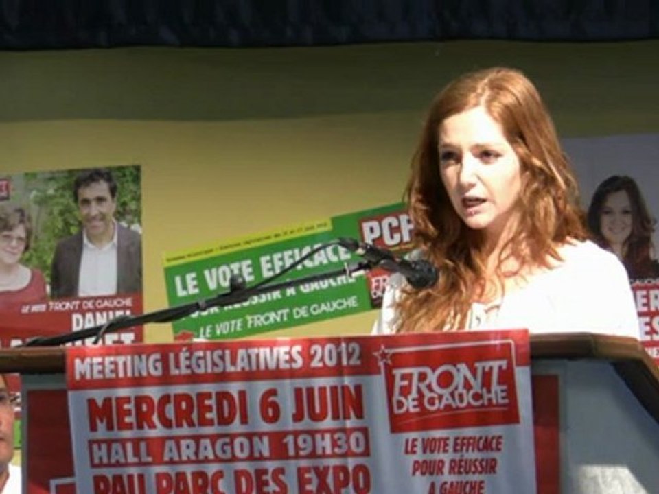 Intervention de Claire Reyna Sanchez - Meeting législatives 2012 - Pau 6 juin 2012