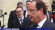 France's Hollande greets Canadian PM Harper