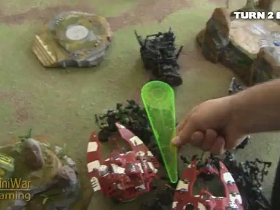 Orks vs Eldar Waaagh! Battle Report Part 2/5